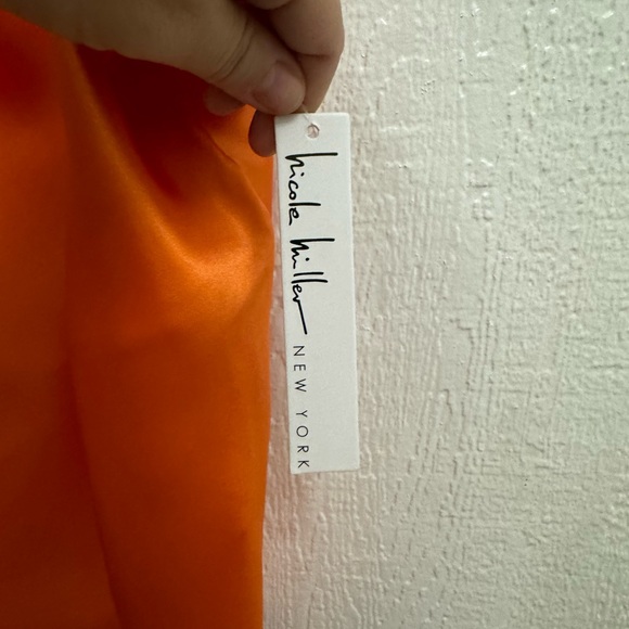 Nicole Miller New York Silky Too Beaded strap Sexy Going Out Blouse 90s inspired - Picture 5 of 8